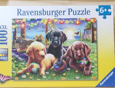 Puppy Picnic - 100 Pc. Puzzle