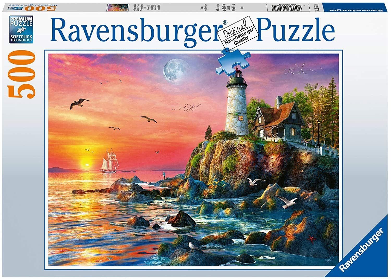 Lighthouse at Sunset - 500 pc Puzzle