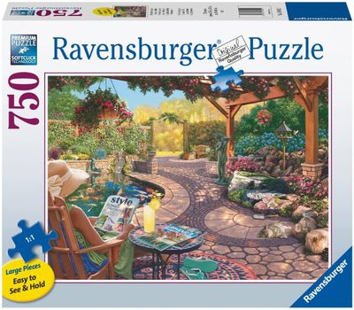 Cozy Backyard Bliss - 750 Pc. Large Format Puzzle