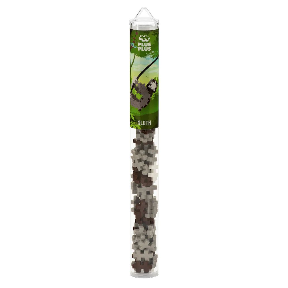 Plus-Plus Sloth Tube