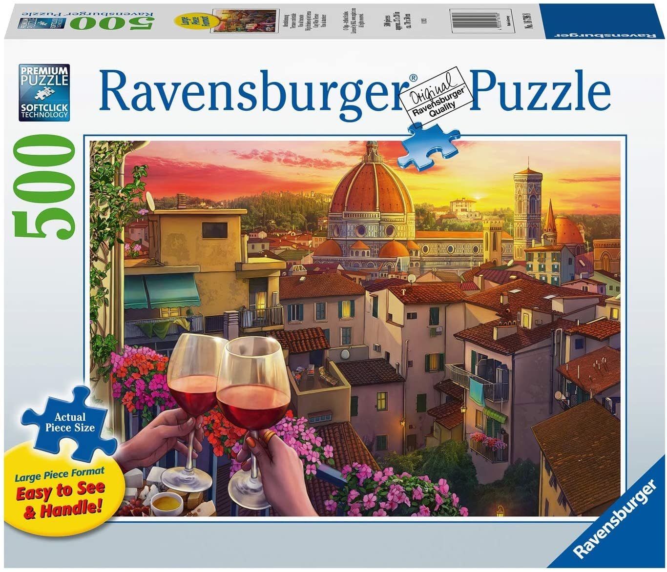 Cozy Wine Terrace - 500 Pc. Large Format Puzzle