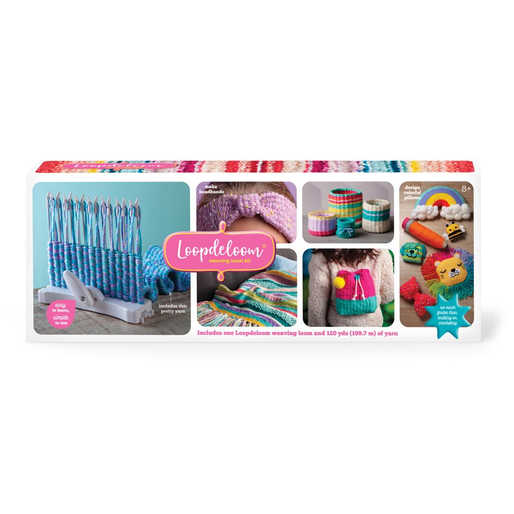 Loopdeloom Spindle Weaving Loom Kit