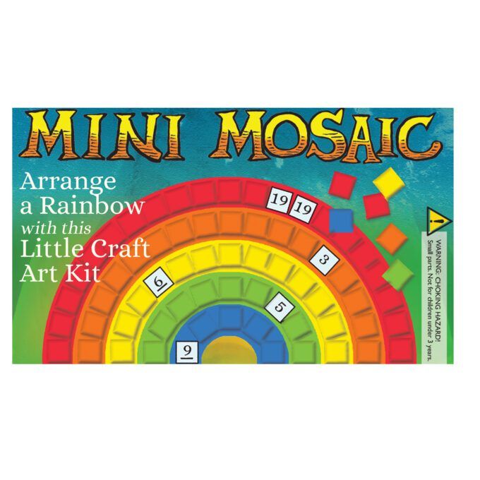 Mini Mosaic Art Kit - Rainbow