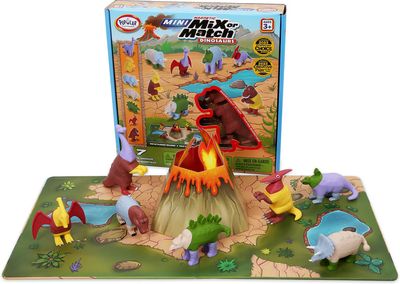 Mini Magnetic Mix or Match - Dinosaurs