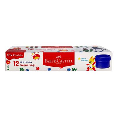 6 Super-Washable Tempera Paint