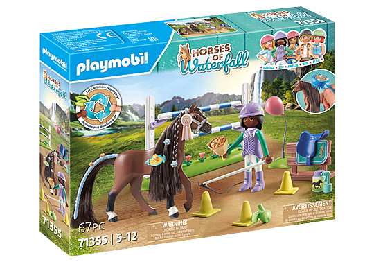 Jumping Arena with Zoe and Blaze - Playmobil 71355