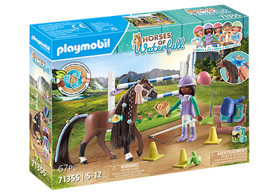 Jumping Arena with Zoe and Blaze - Playmobil 71355
