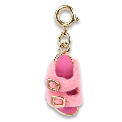 Gold Furry Sandal Charm