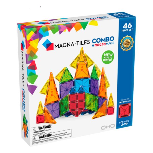 Magna-Tiles Combo + Micro Mags - 46 piece