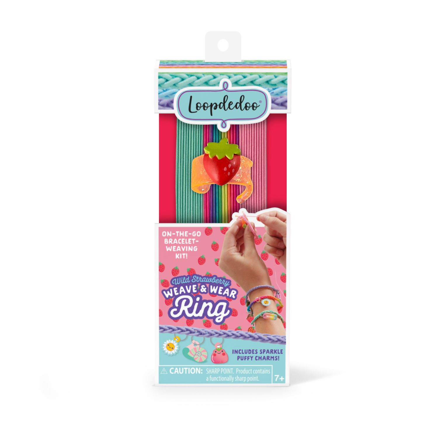 Weave &amp; Wear Ring - Wild Strawberry