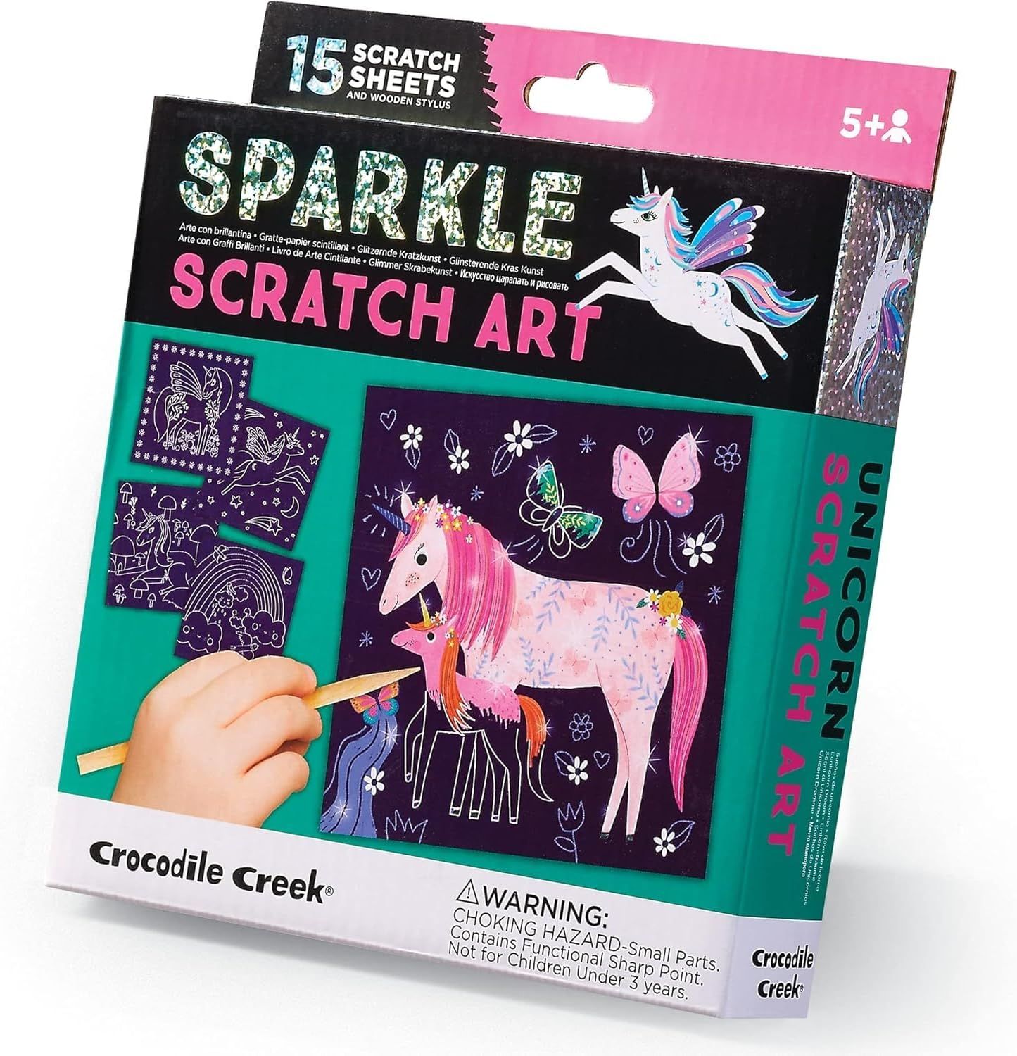 Sparkle Scratch Art - Unicorn
