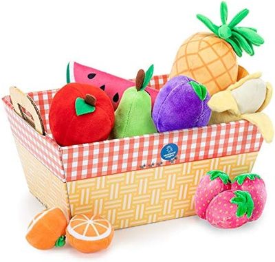 Plush Fruit Basket