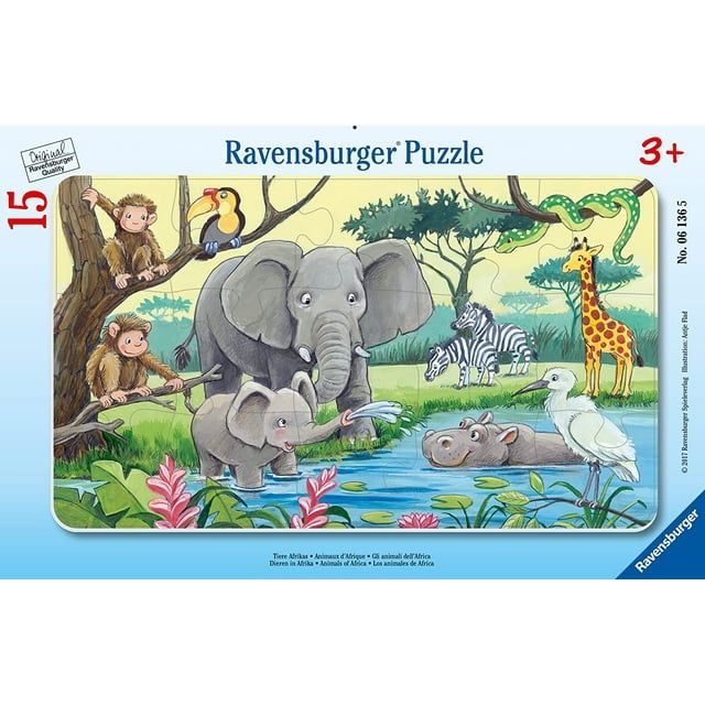 Young Animals Under Water - 15 Pc. Puzzle