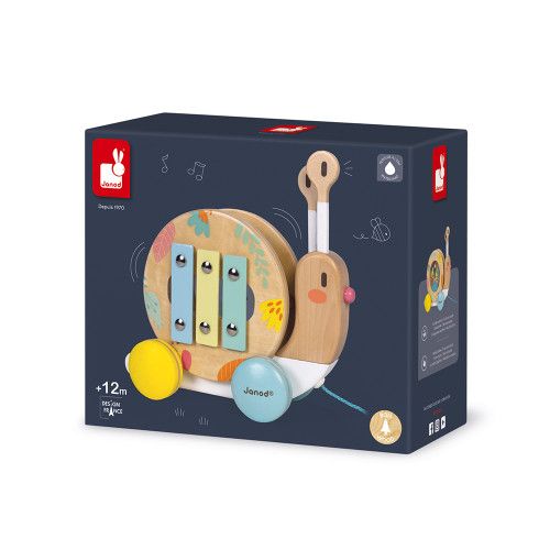 Pull-Along Musical Snail