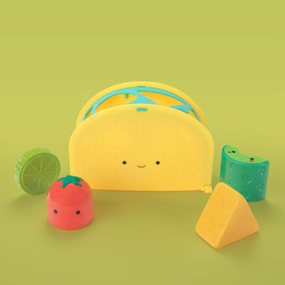 Taco Takeout Shape Sorter