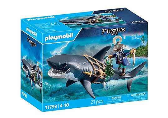 Giant Shark with Pirate - Playmobil 71793