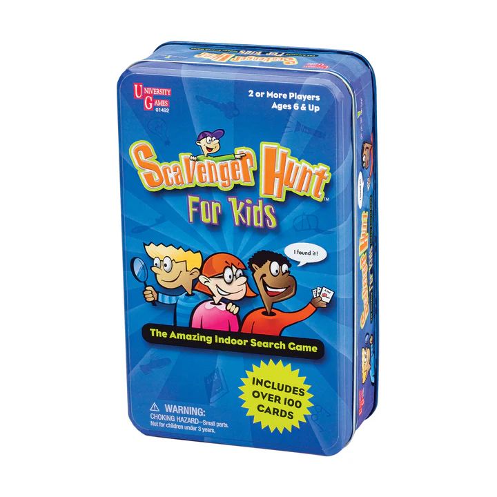 Scavenger Hunt for Kids Tin