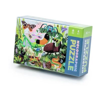 Holographic Puzzle - Backyard Bugs - 50 piece