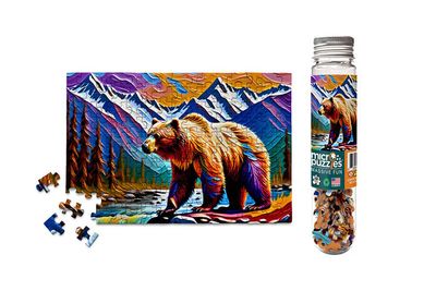 MicroPuzzles: Colorful Bear
