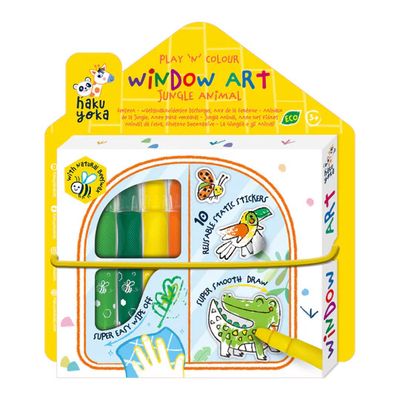 Window Art - Jungle Animal