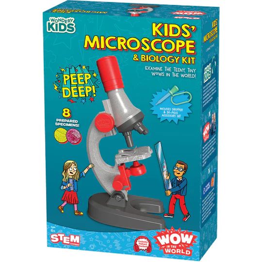 Wow in the World: Kids&#39; Microscope &amp; Biology Kit