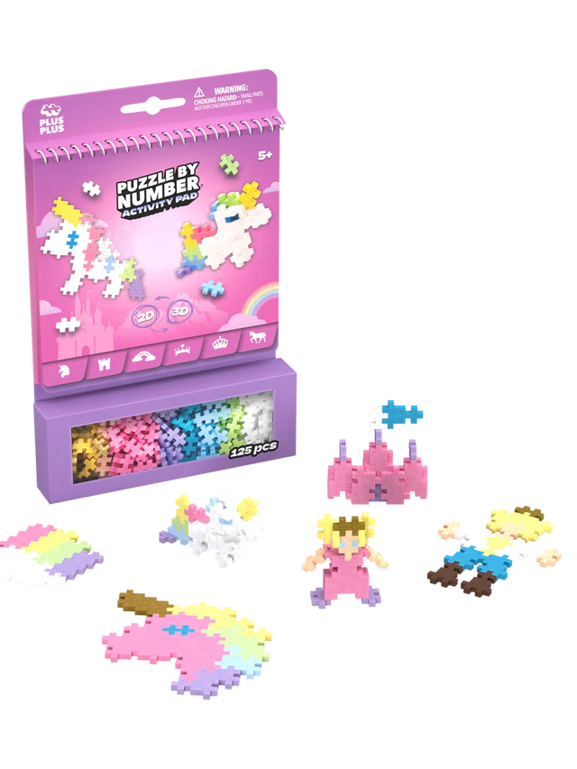 Puzzle By Number Activity Pad - Fairytale