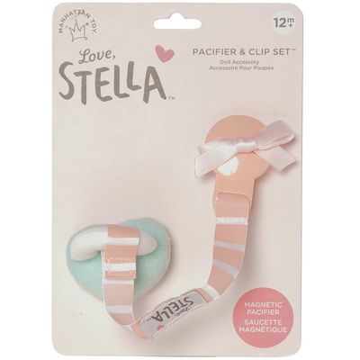 Love, Stella Pacifier &amp; Clip Set