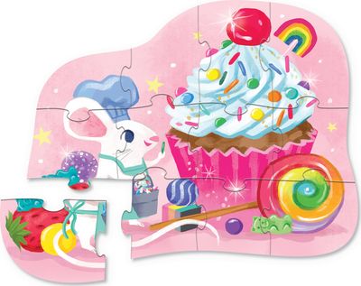 12 Pc. Puzzle - Celebration Cupcake Puzzle
