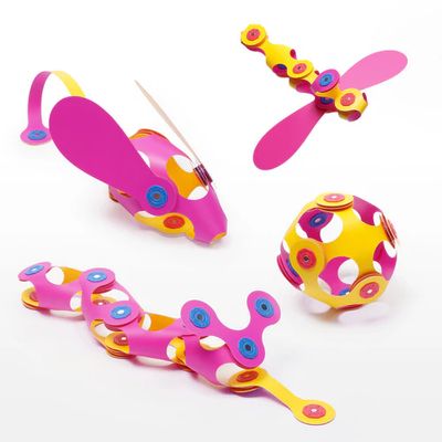 Clixo - 18 pc Pink/Yellow