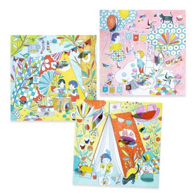 Nina’s Play Tents - Surprise Coloring