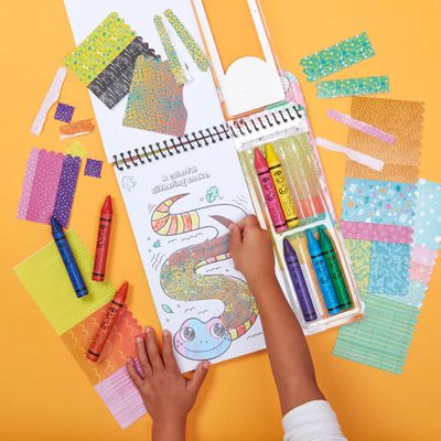 Art on the Go! Safari Collage