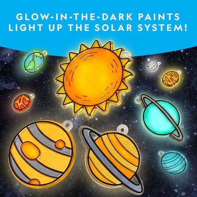 National Geographic - Glow-In-The-Dark Stained Glass Craft Kit