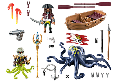 Battle with the Giant Octopus - Playmobil 71419