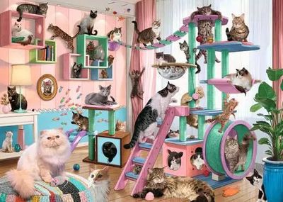 Cat Tree Heaven - 1000 Pc. Puzzle
