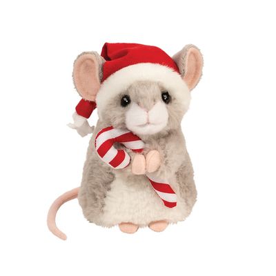 Merrie Mouse W/Santa Hat &amp; Candy Cane