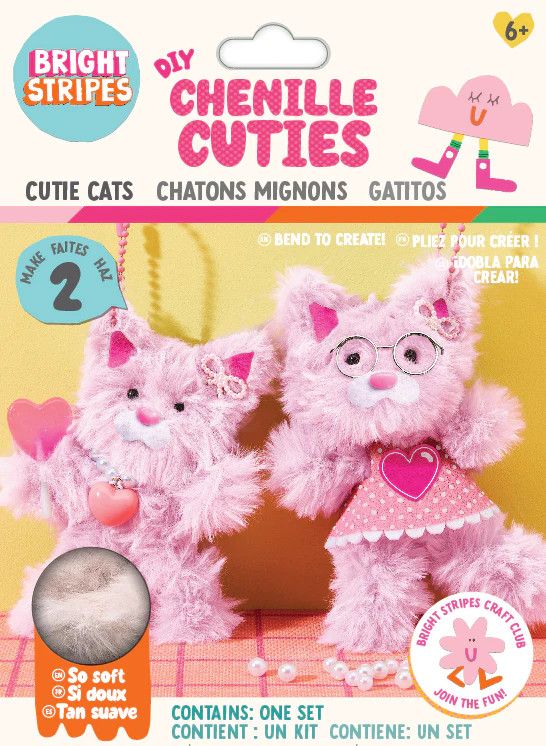 DIY Chenille Cuties - Cutie Cats