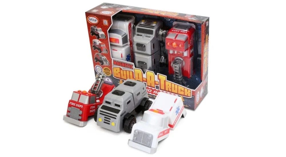 Magnetic Build-A-Truck - Rescue