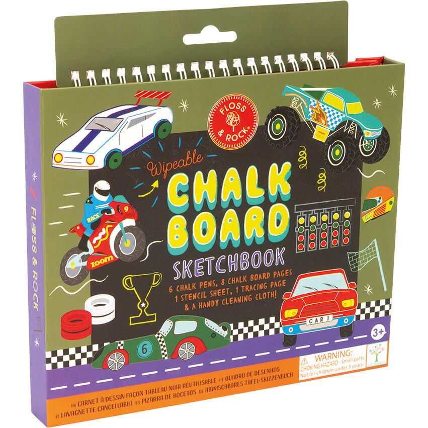 Chalkboard Sketchbook - Cars