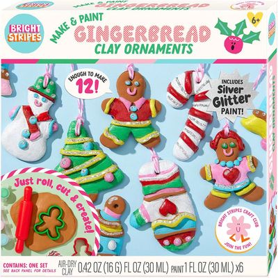 Gingerbread Clay Ornaments
