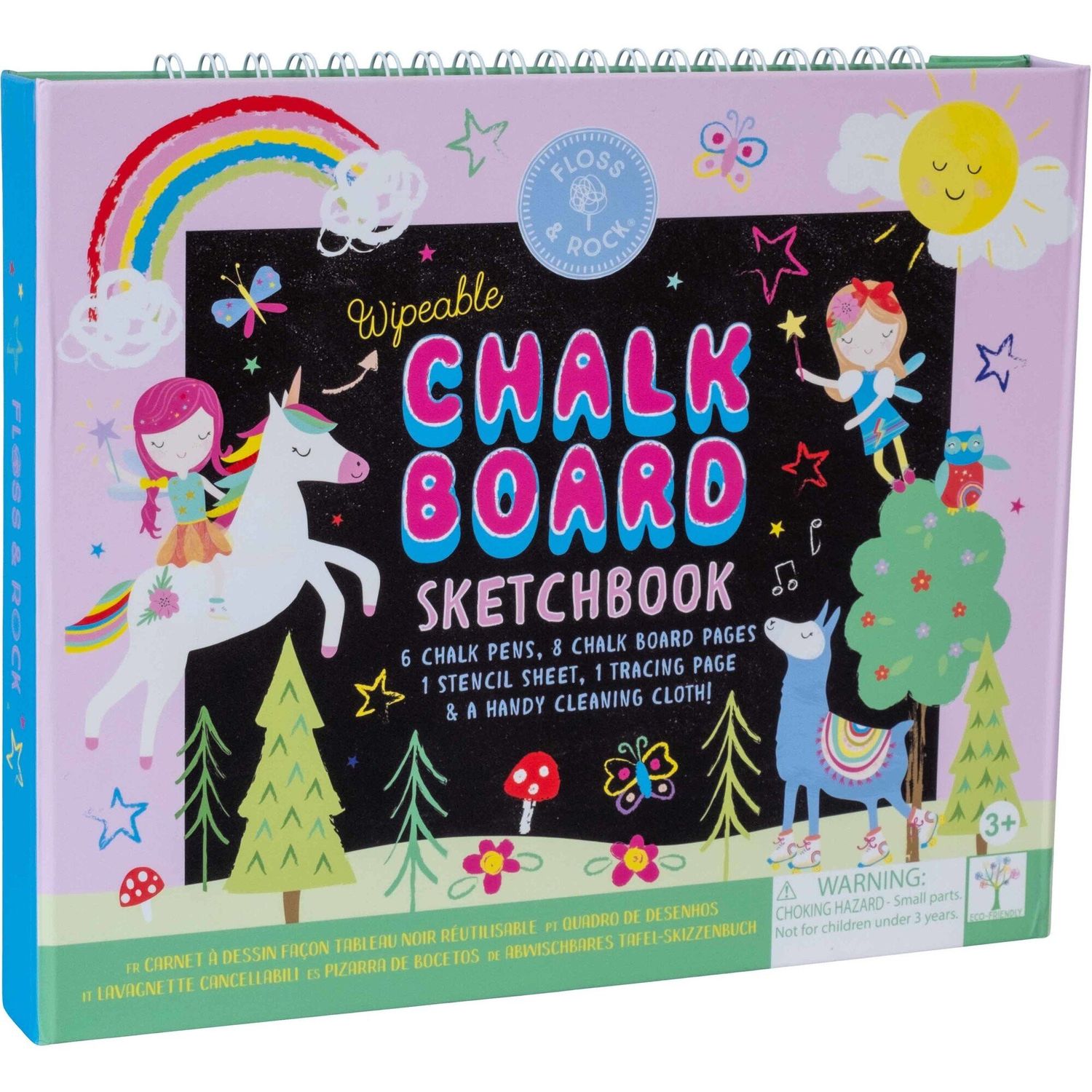 Chalkboard Sketchbook - Rainbow Fairy