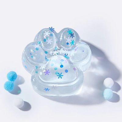 Taba Squishy - Blue Sprinkle Clear Paw