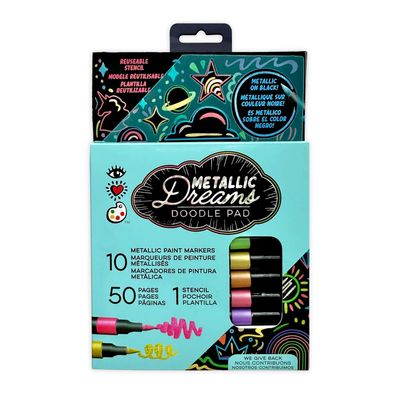 Metallic Dreams Doodle Pad
