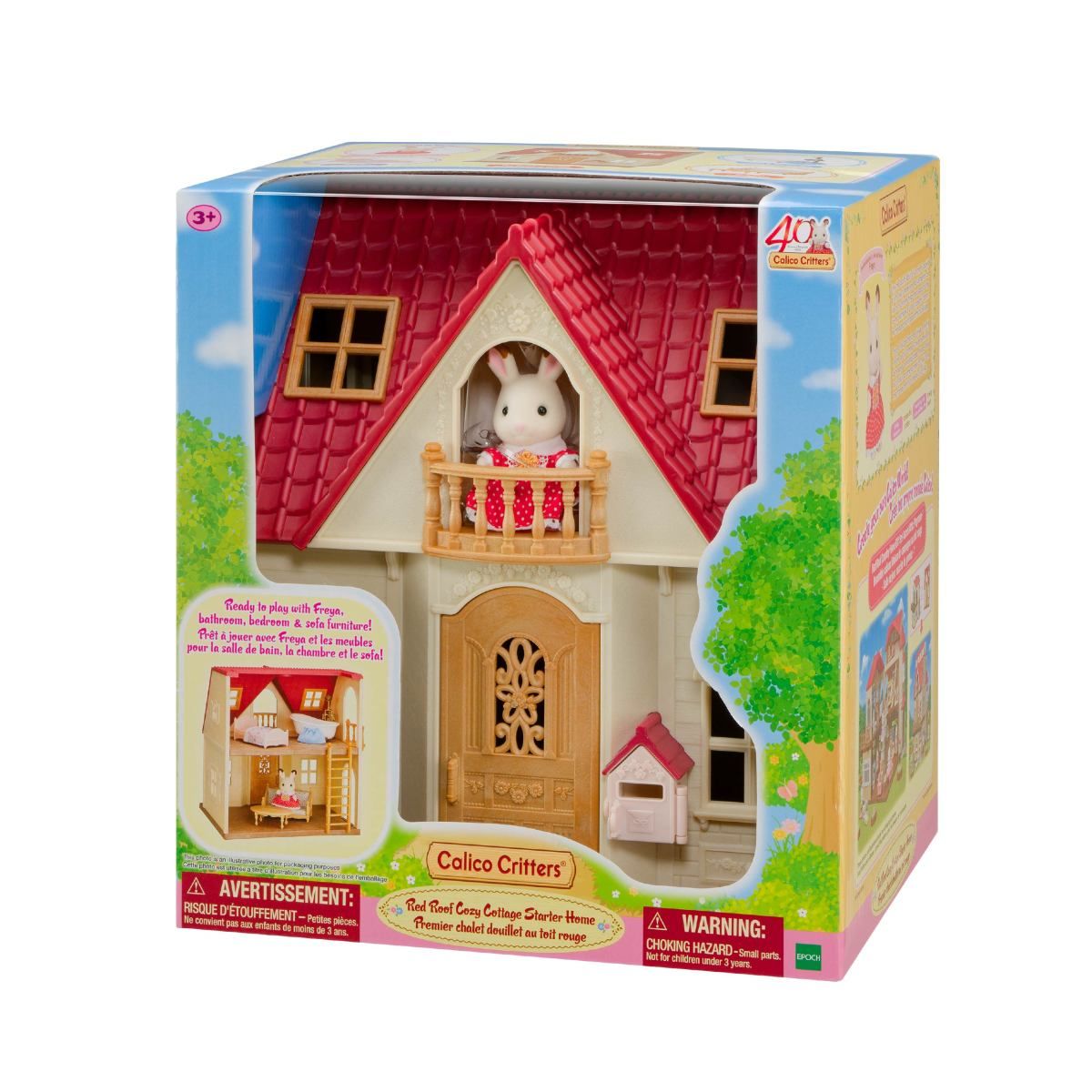 Calico Critters - Red Roof Cozy Cottage Starter Home