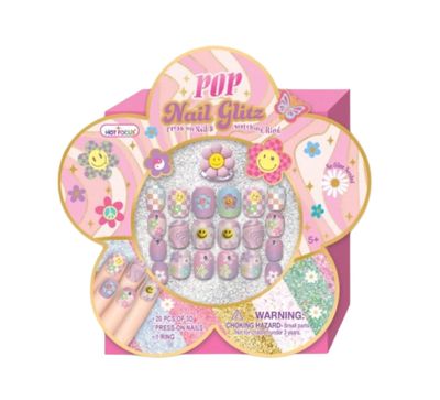 Pop Nail Glitz- Groovy Flower