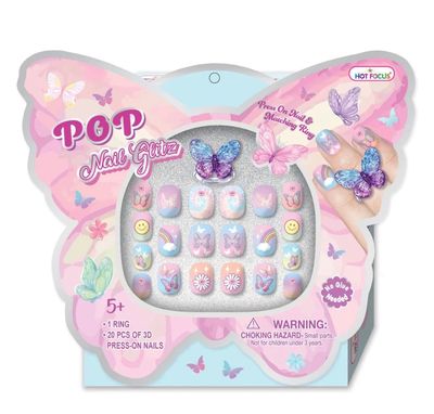 Pop Nail Glitz - Butterfly