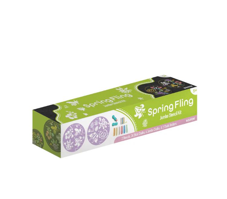 Jumbo Stencil Kit - Spring Fling