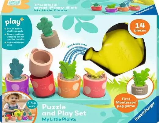 Puzzle and Play Set - My Little Plants