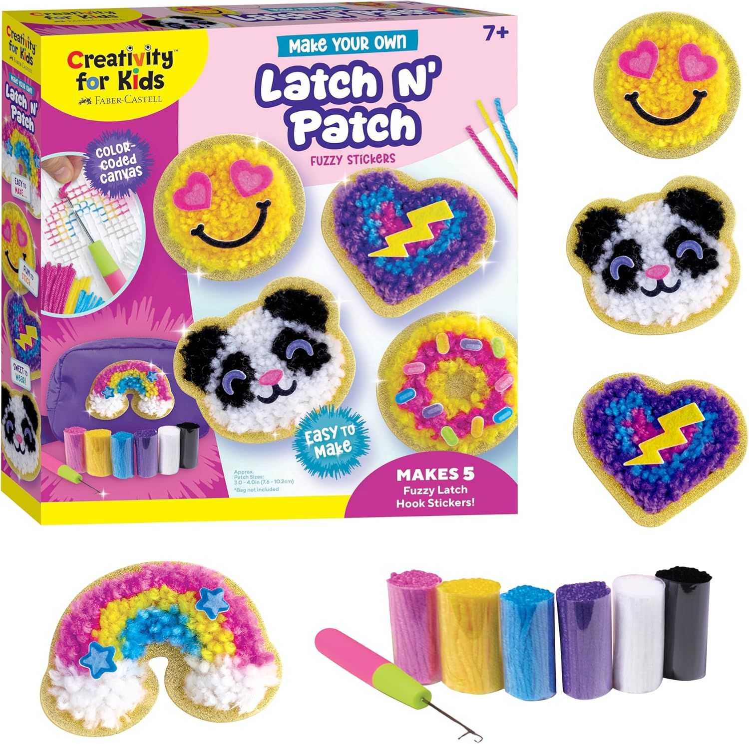 Latch n’ Patch Fuzzy Stickers