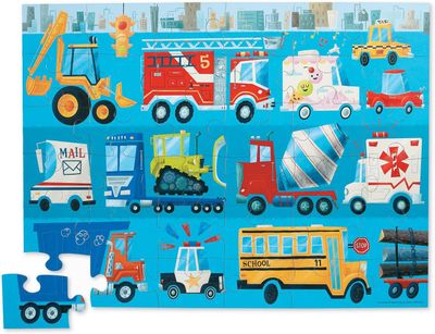36 Pc. Puzzle - Vehicles