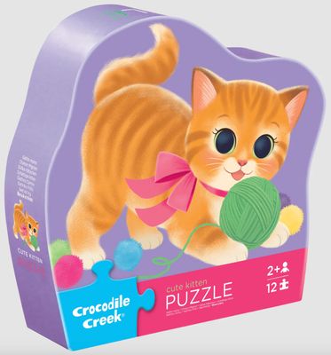 12 Pc. Puzzle - Cute Kitten